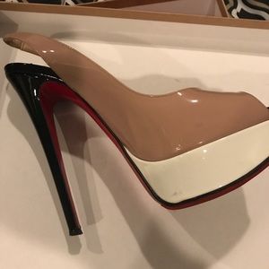 Red bottom heels! Pre-owned. Open to offers.